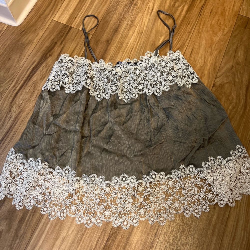 Zara flowy lace top